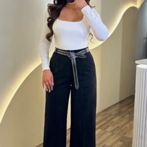 Pantalón con cinturón Hannah